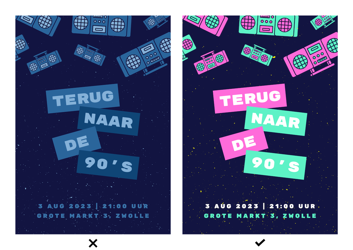 9 meest gemaakte fouten als je zelf een flyer poster wil ontwerpen