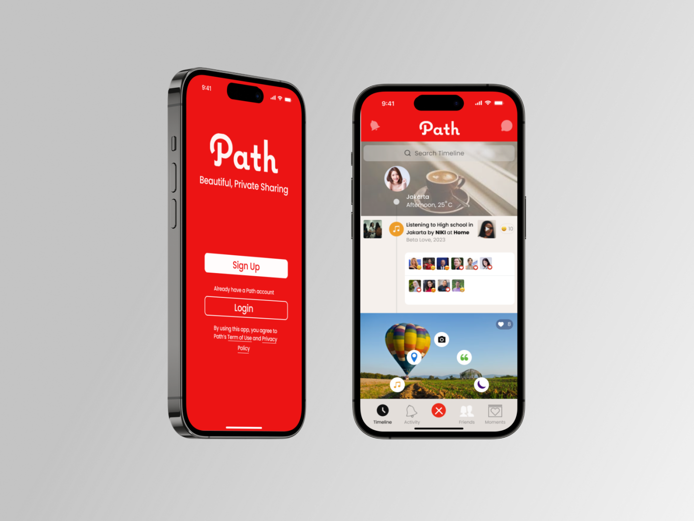 vergeten en oude social media app - Path social media app