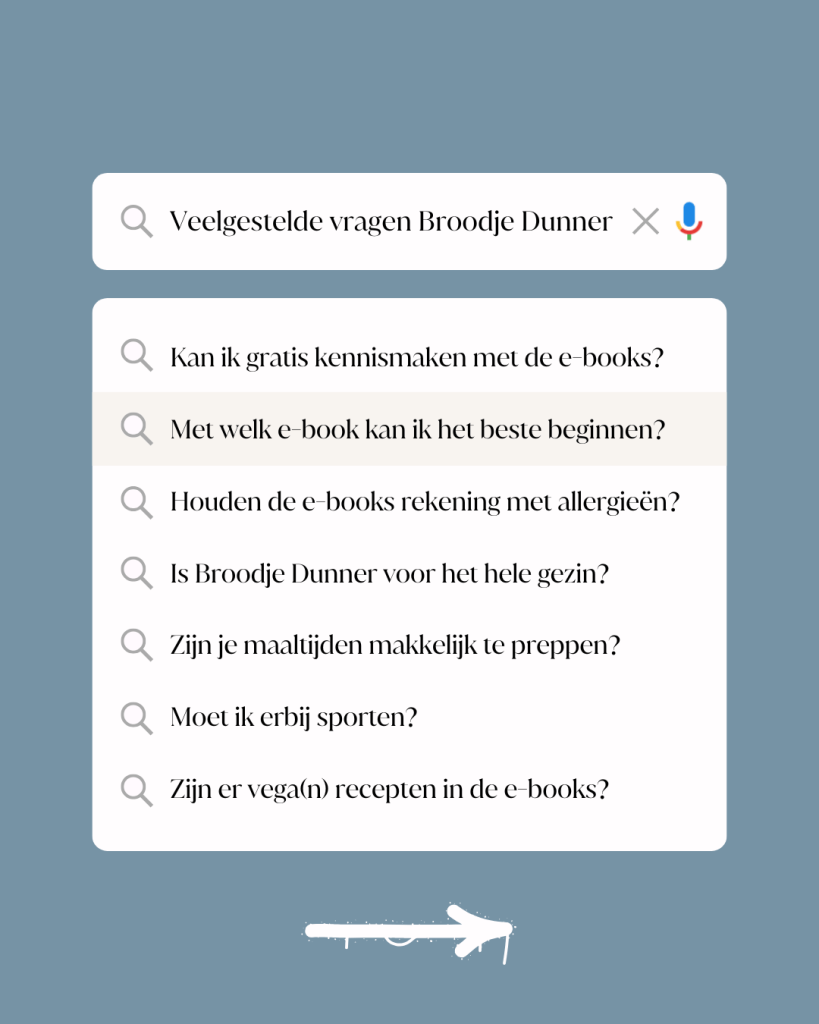Veelgestelde vragen Broodje Dunner post